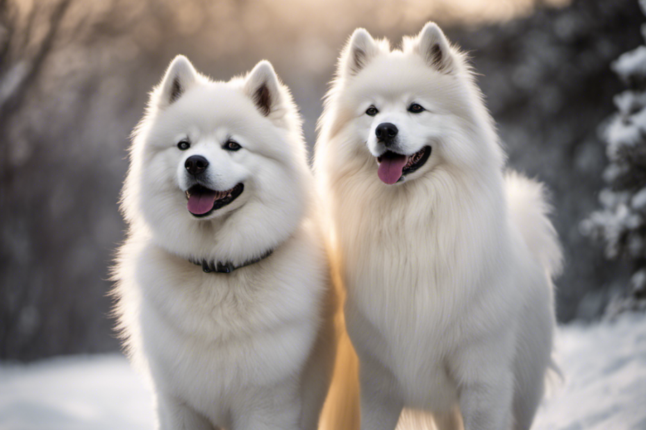 An image showcasing the diverse fur lengths of the Spitz breed