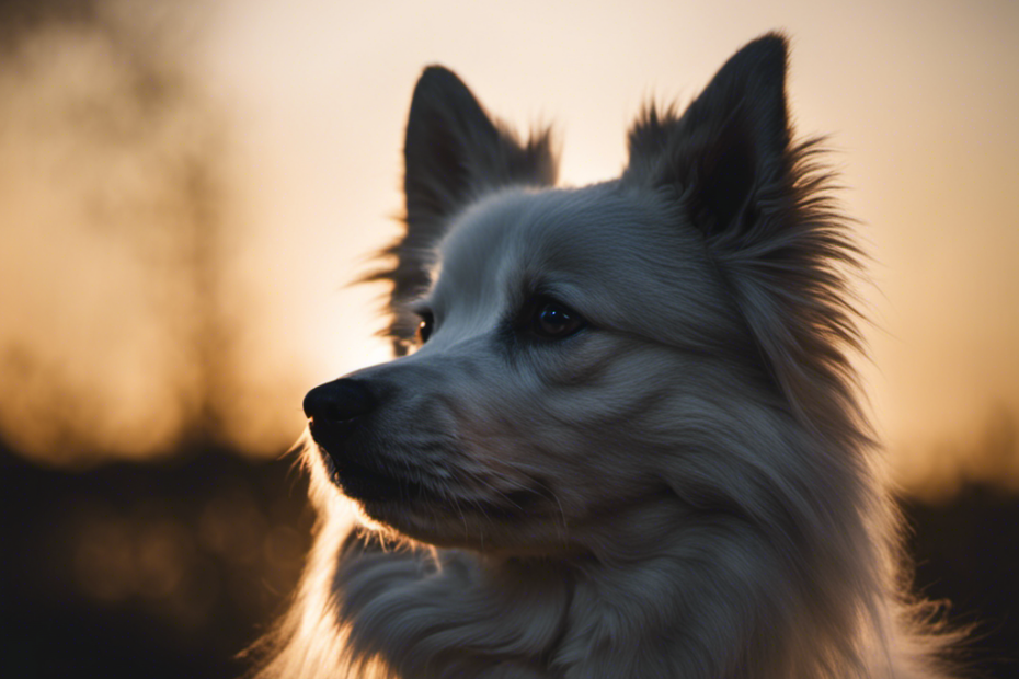 A silhouetted Spitz dog breed from 3 distinct eras, representing its rich evolutionary history