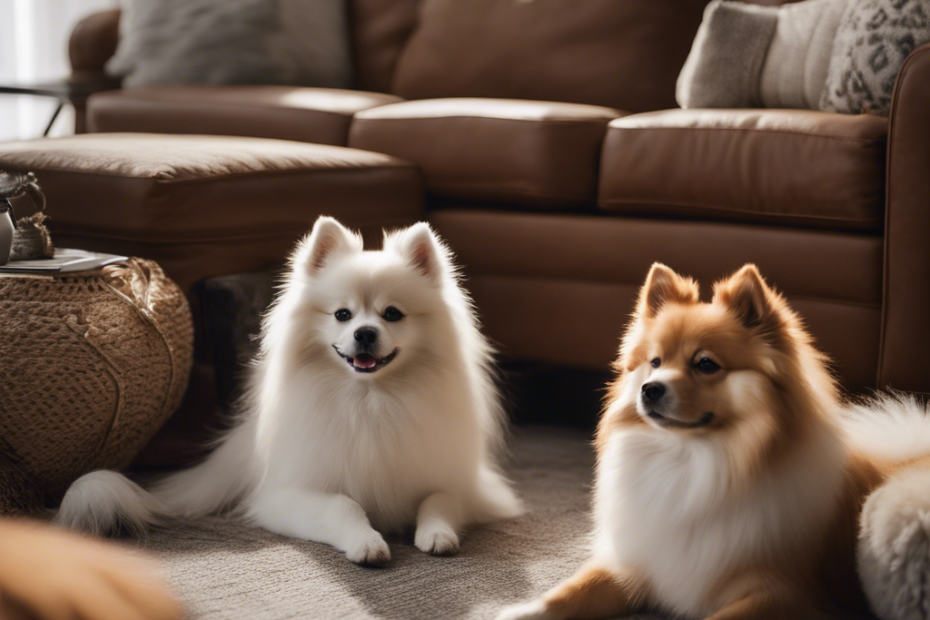 An image showcasing 10 adorable apartment-friendly Spitz breeds