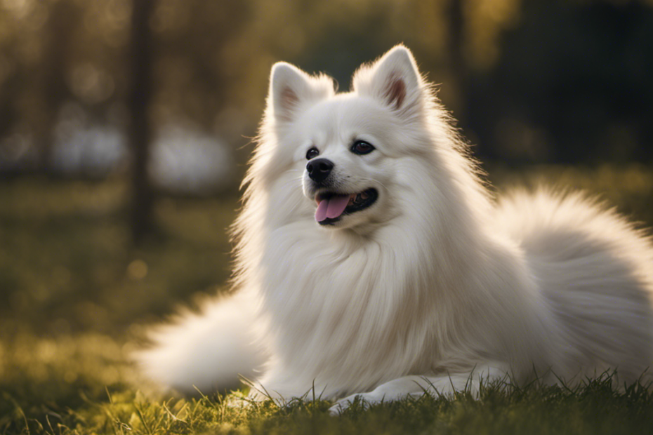 An image showcasing the therapeutic prowess of Spitz dogs