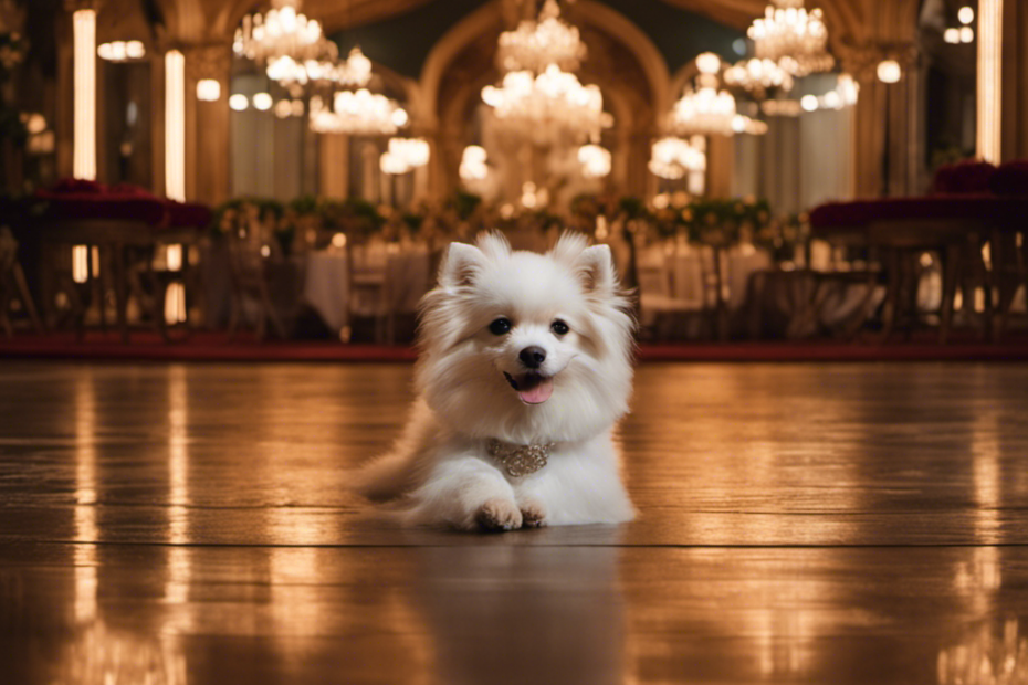 An image capturing the elegance of 14 exquisite venues to showcase your beloved Spitz dog